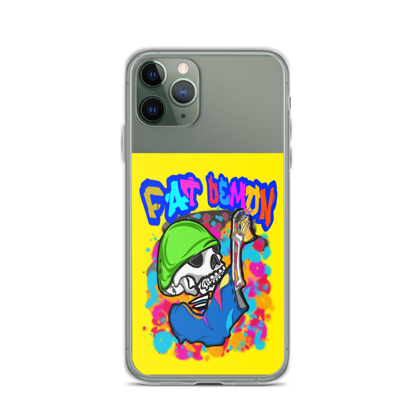 Fat demon graffiti colorful case