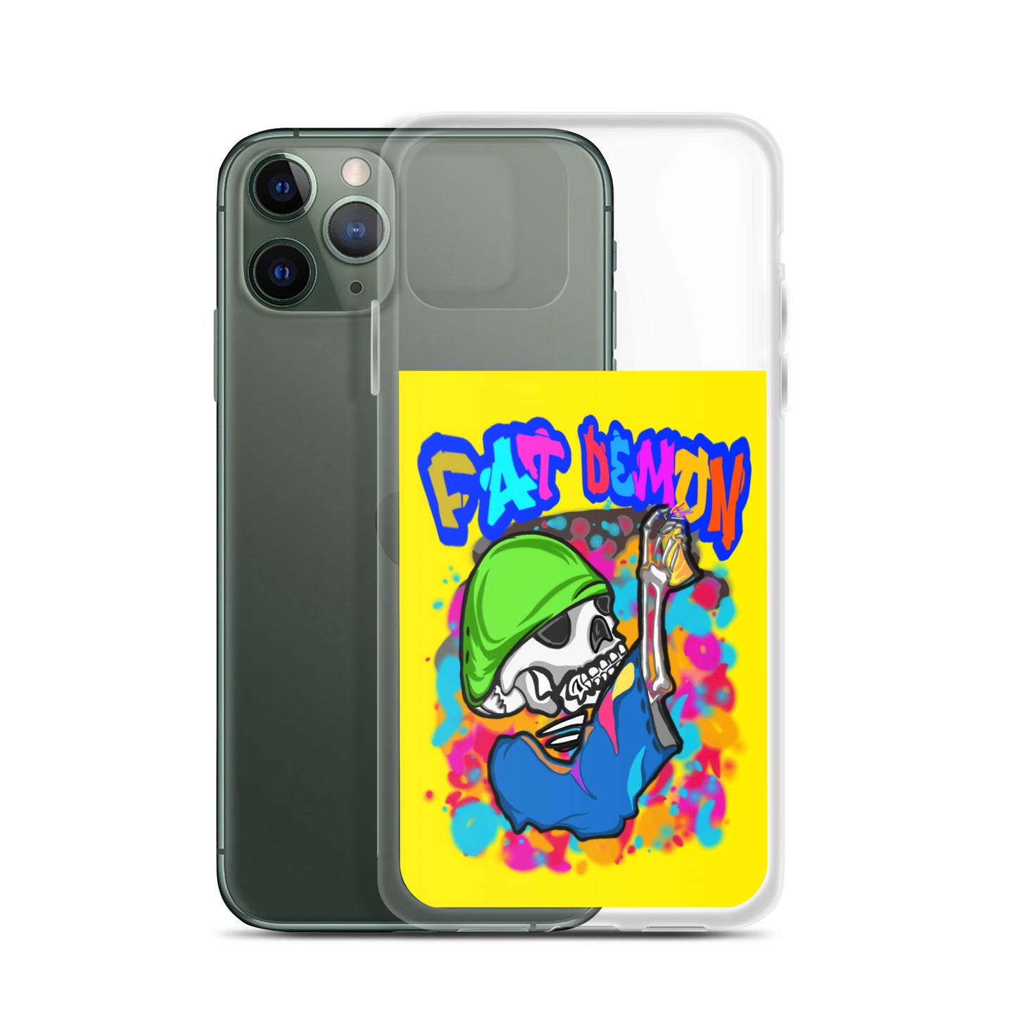Fat demon graffiti colorful case