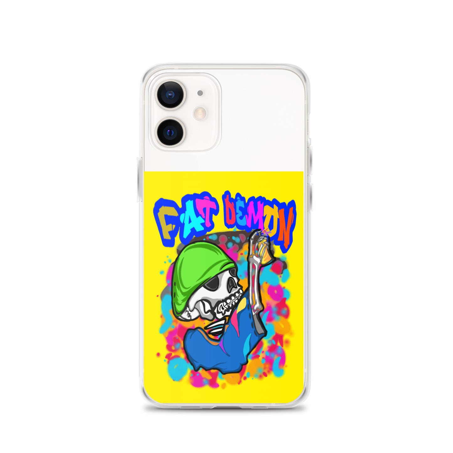 Fat demon graffiti colorful case