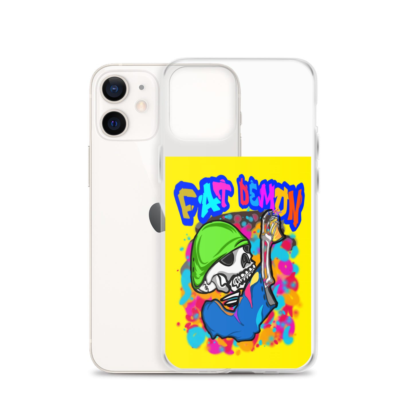 Fat demon graffiti colorful case