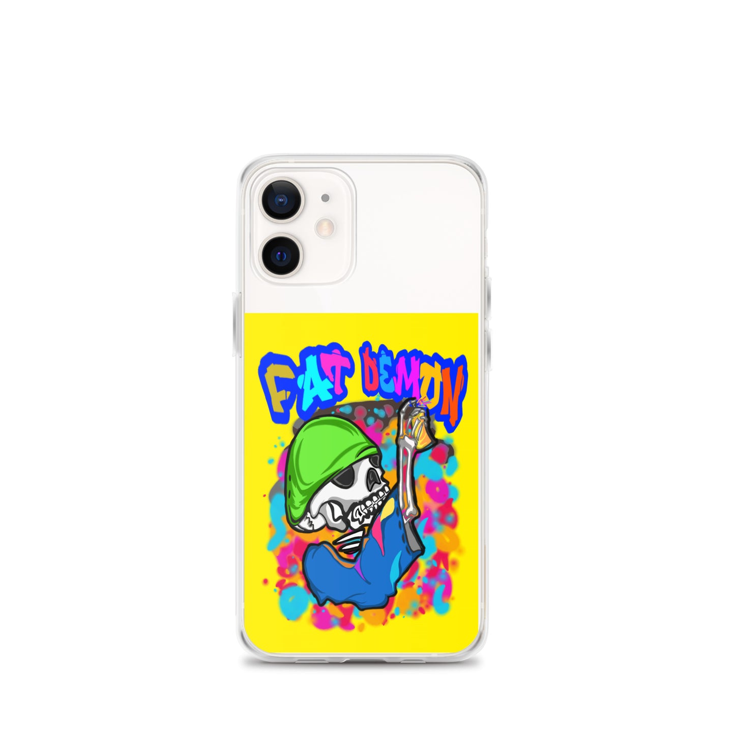Fat demon graffiti colorful case