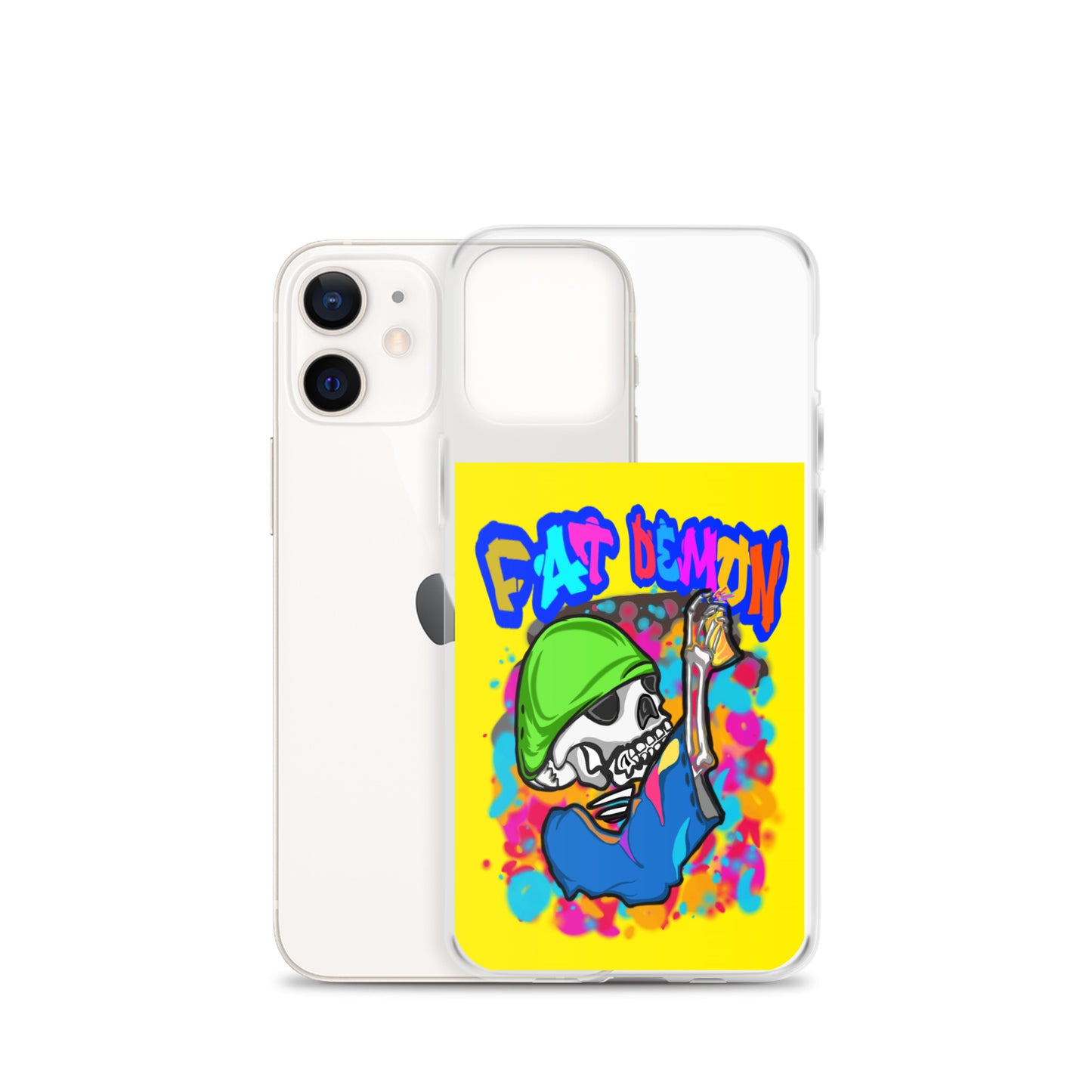 Fat demon graffiti colorful case