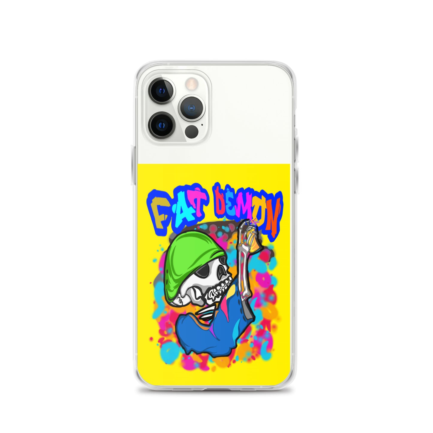 Fat demon graffiti colorful case