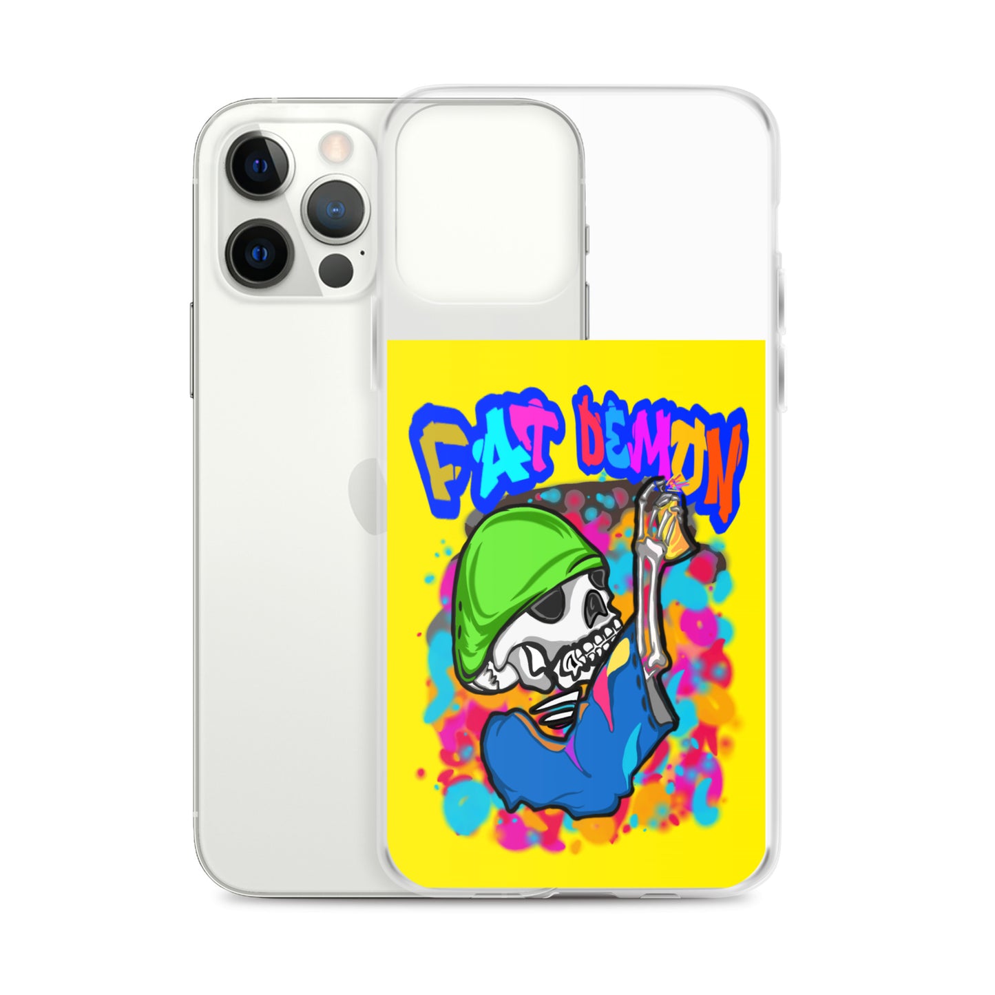 Fat demon graffiti colorful case