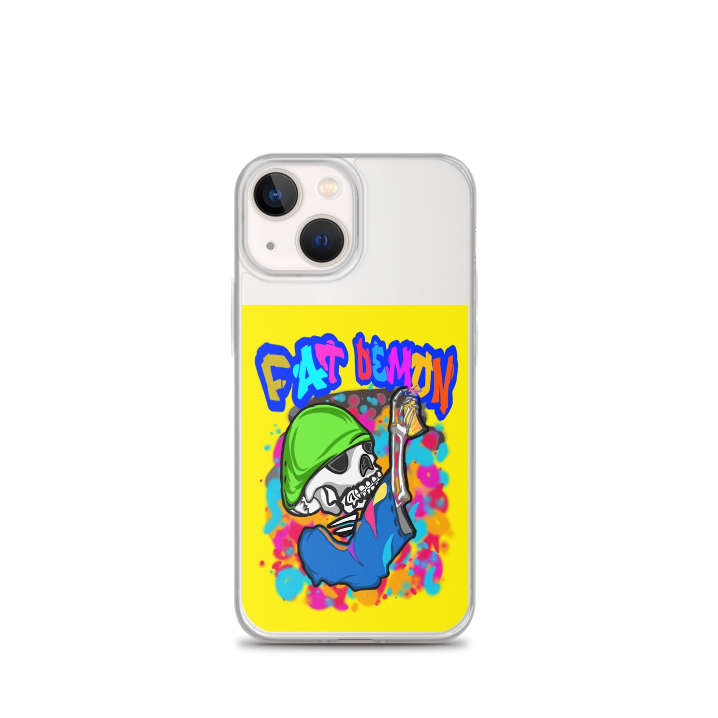 Fat demon graffiti colorful case