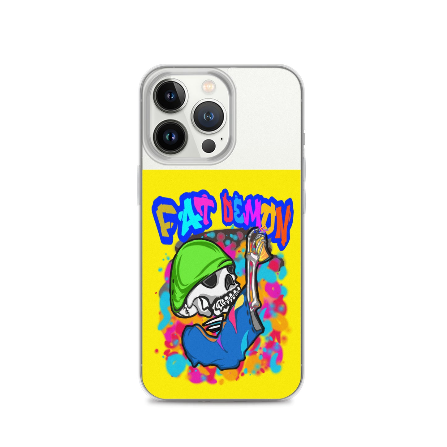 Fat demon graffiti colorful case