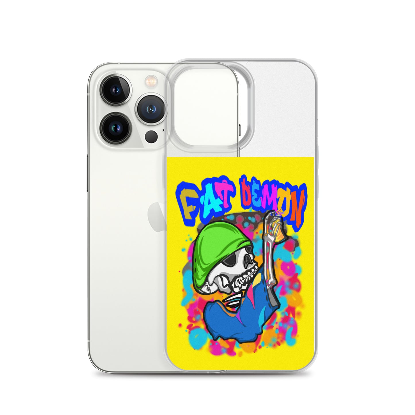 Fat demon graffiti colorful case