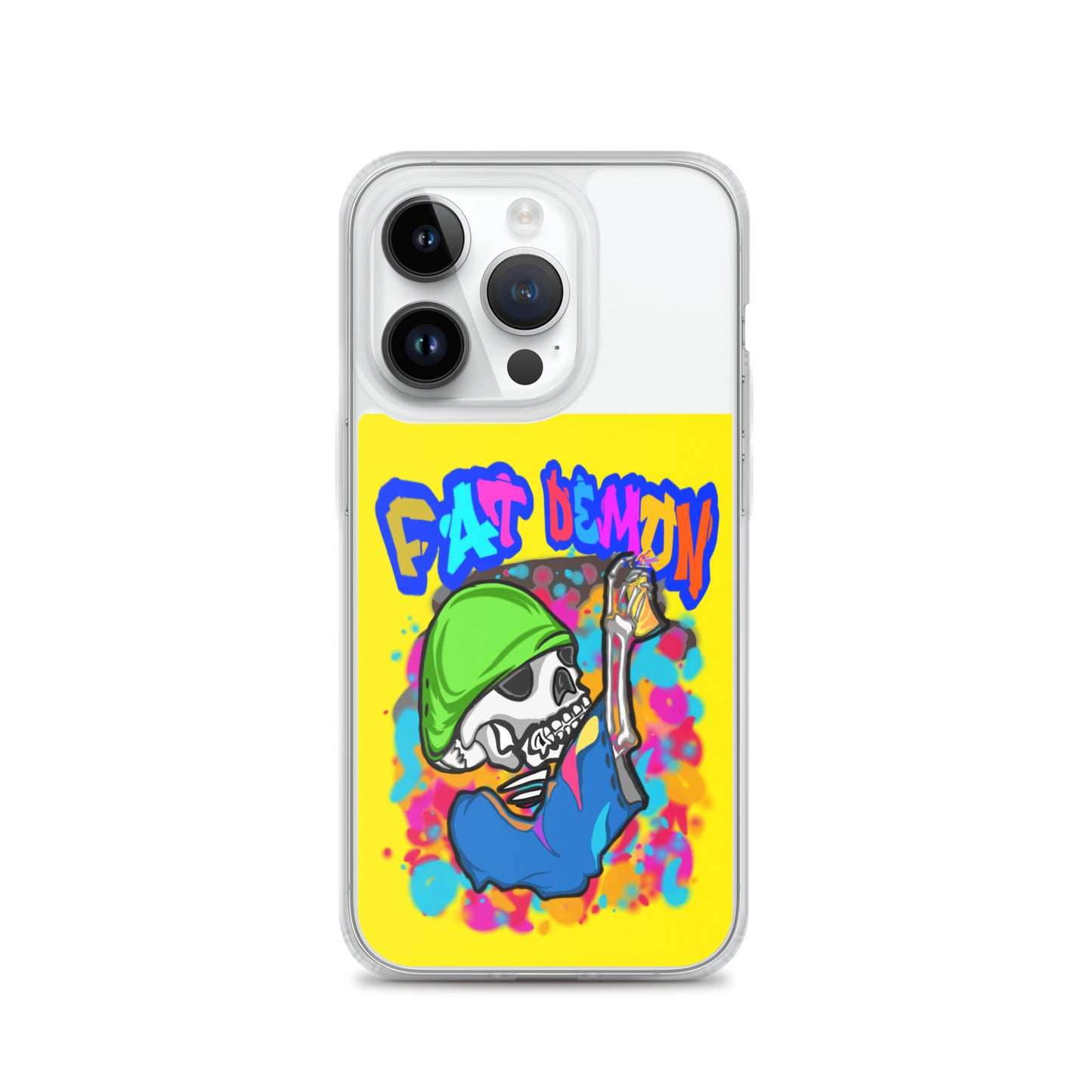 Fat demon graffiti colorful case