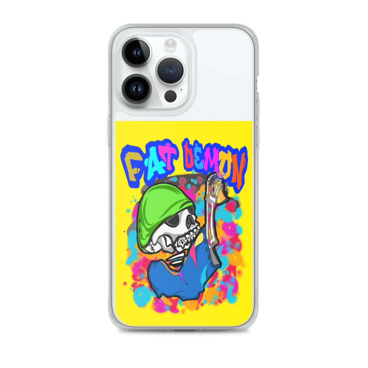 Fat demon graffiti colorful case