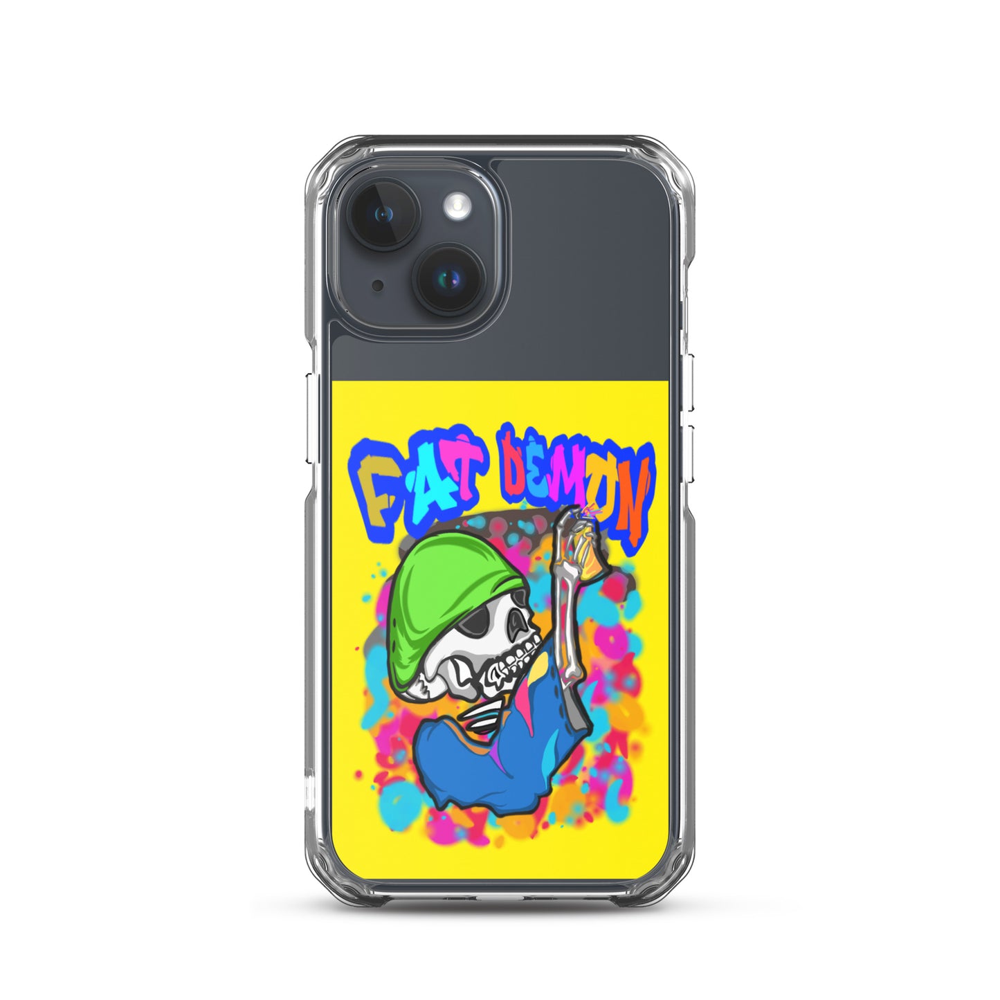 Fat demon graffiti colorful case
