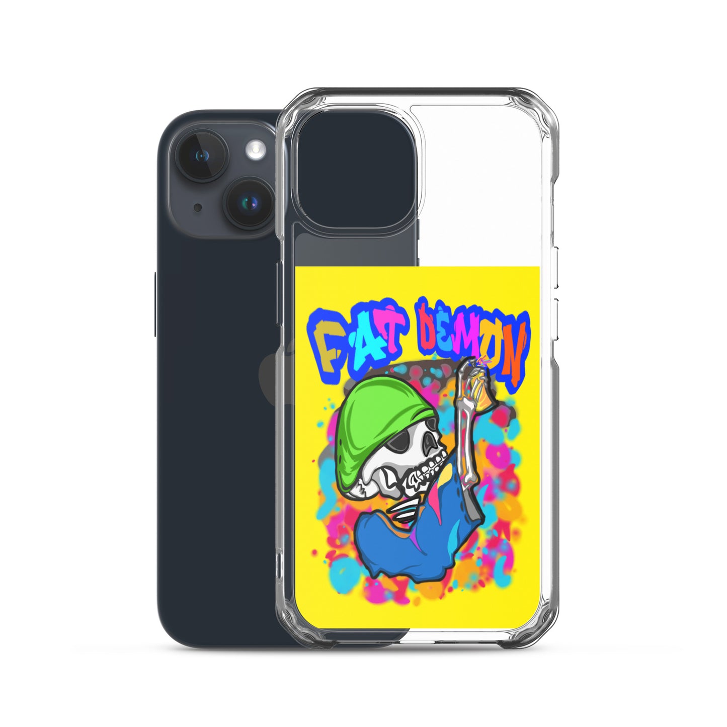 Fat demon graffiti colorful case