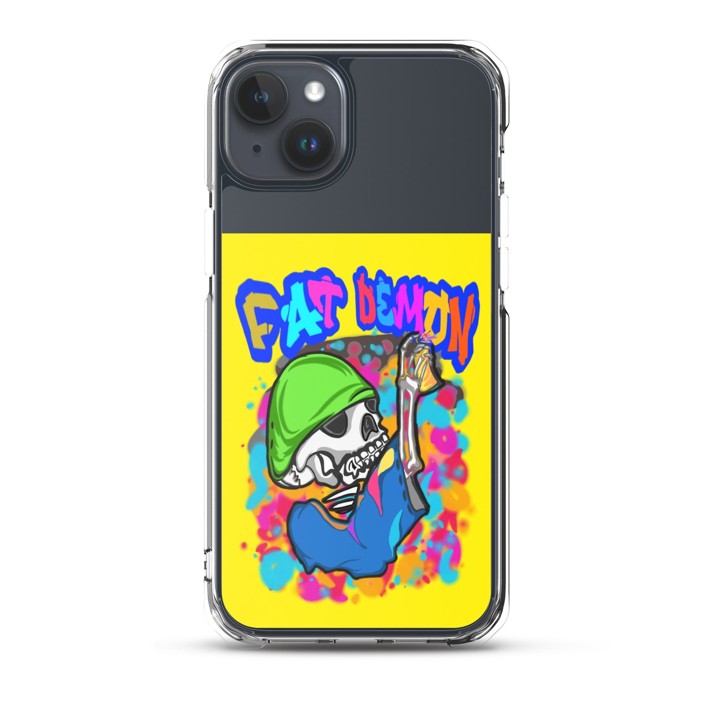 Fat demon graffiti colorful case