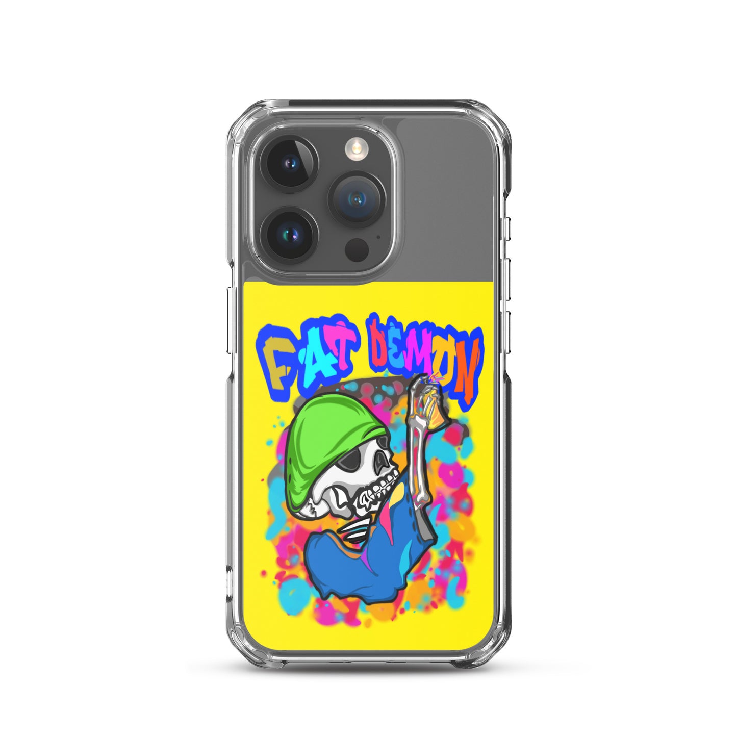 Fat demon graffiti colorful case