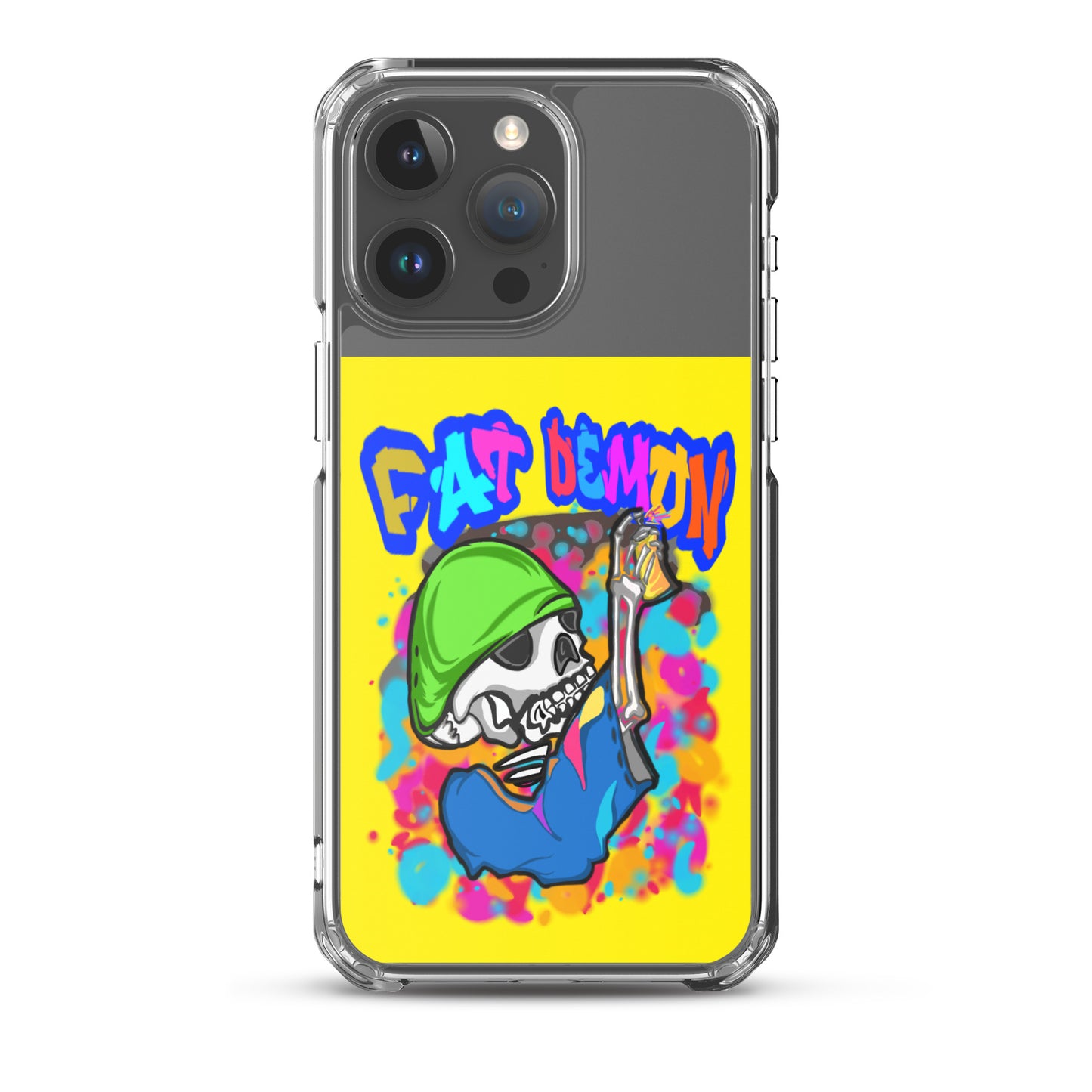 Fat demon graffiti colorful case