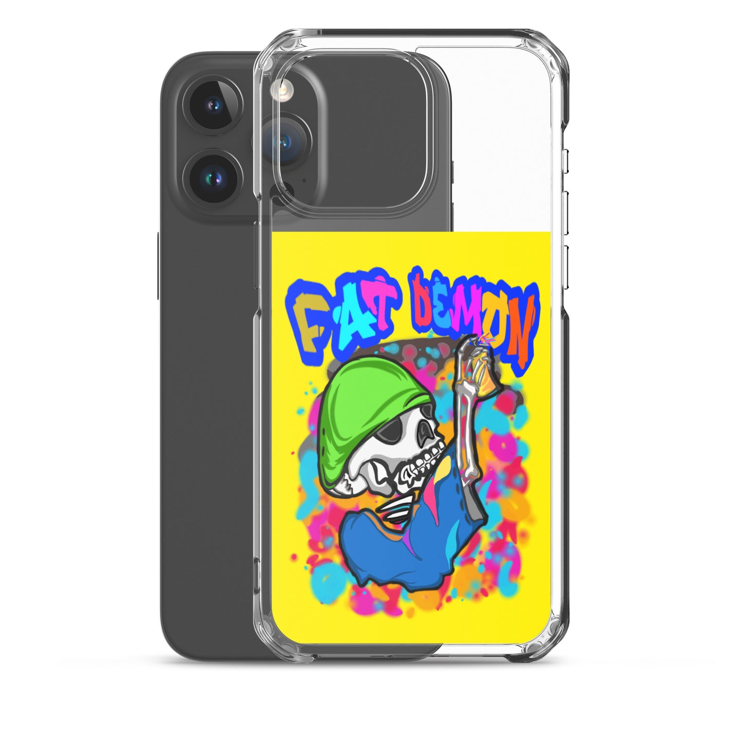Fat demon graffiti colorful case