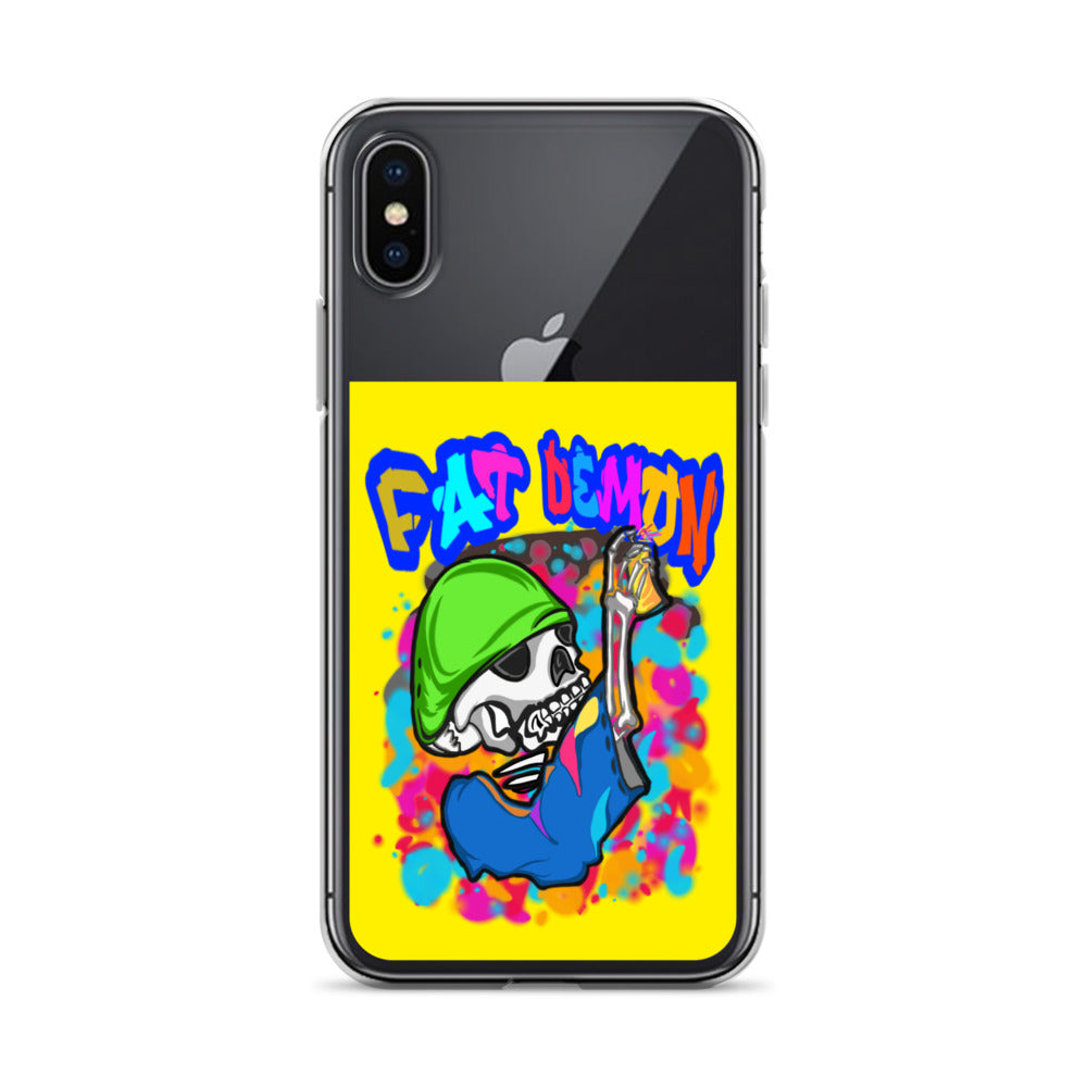 Fat demon graffiti colorful case