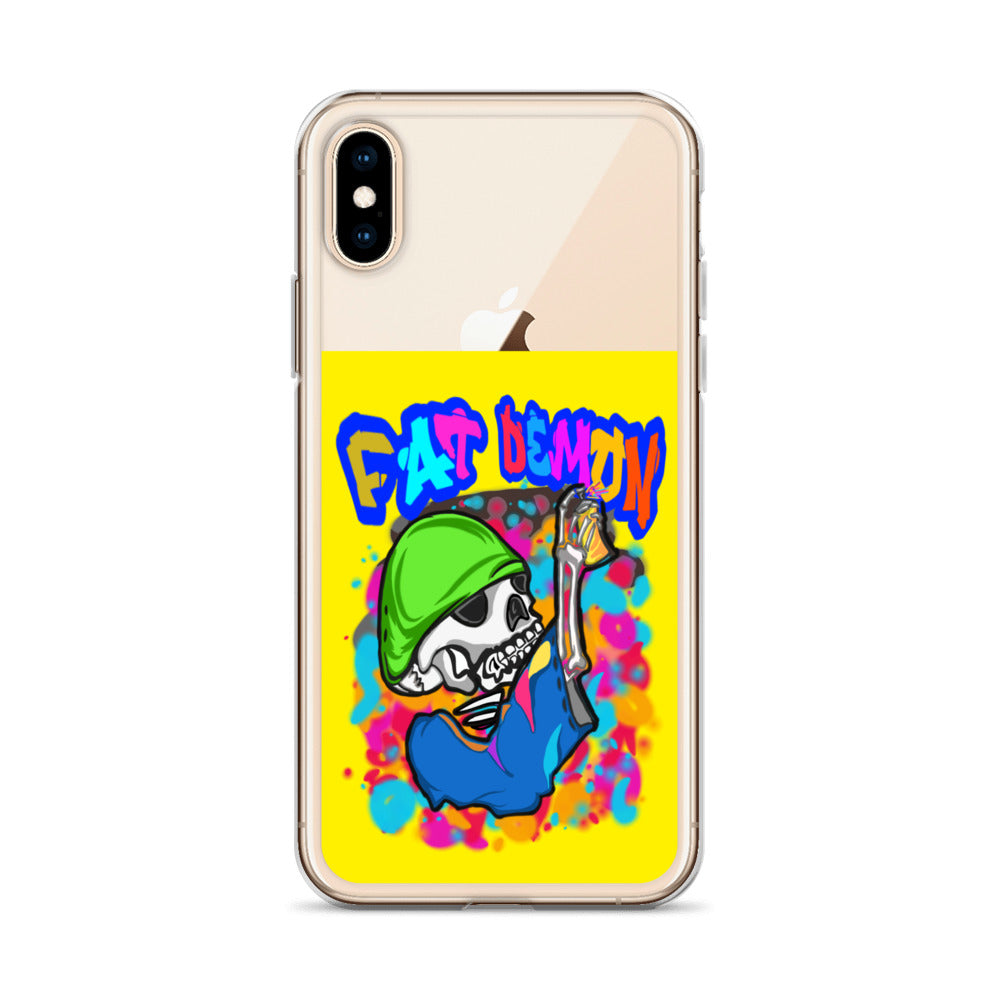 Fat demon graffiti colorful case