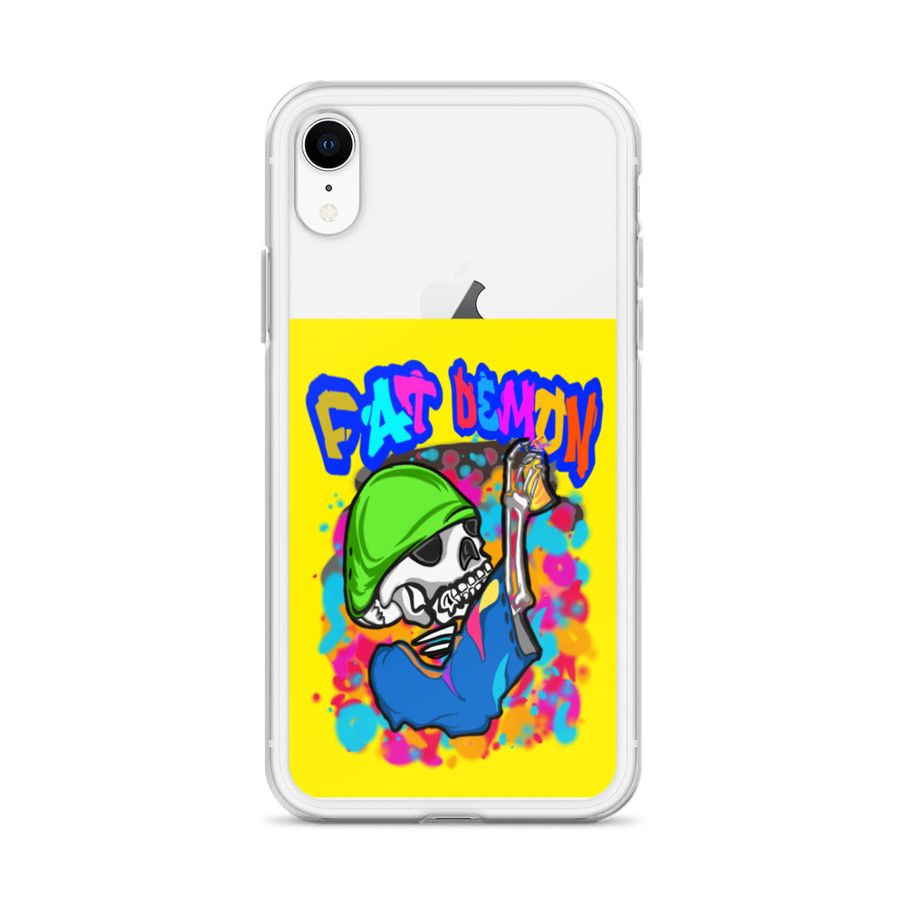Fat demon graffiti colorful case