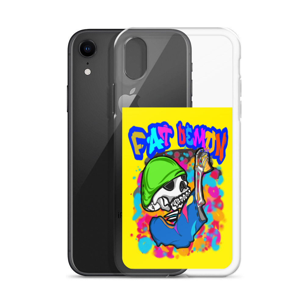 Fat demon graffiti colorful case