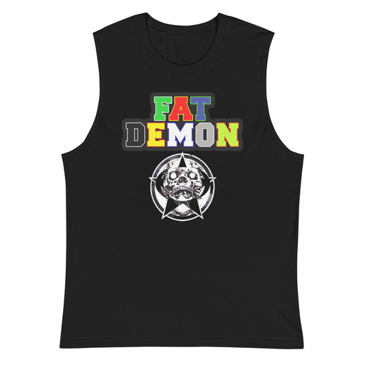 Sleeveless color fat demon